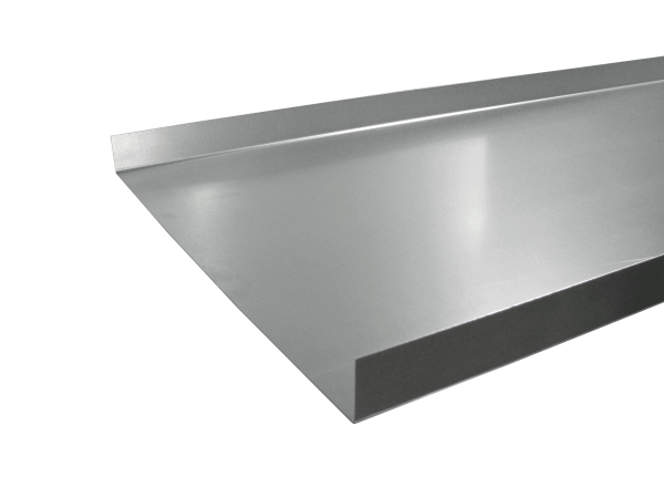 Лоток 600 × 80 × 2500 × 10 неперфорированный простой ЛНП A600Н80Т1