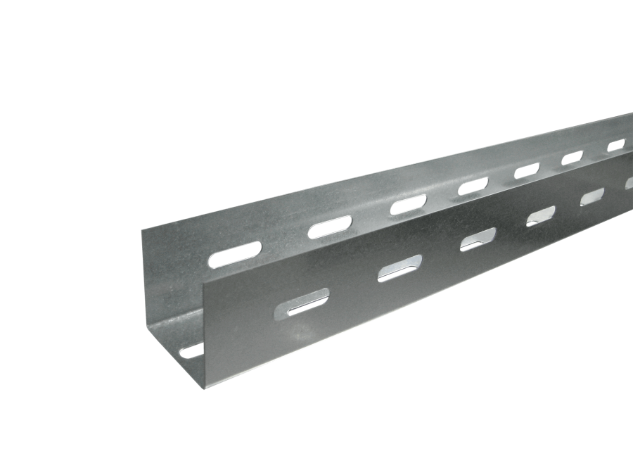 Лоток оцинкованный 300 × 100 × 2500 × 10 перфорированный ЛПП A300Н100Т10